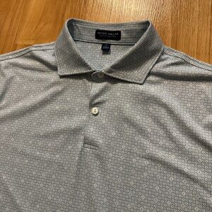 Peter Millar Crown Crafted Performance Polo Collared Golf Shirt- Men’s Medium